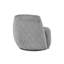 Upholstered Chenille Swivel Armchair-1852205001