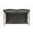 Patio Grey With Seating, Wood Structure And Iron Accents, Long-lasting Outdoor In Grey, Woven Seat, Frame Accents For Durability-871771448