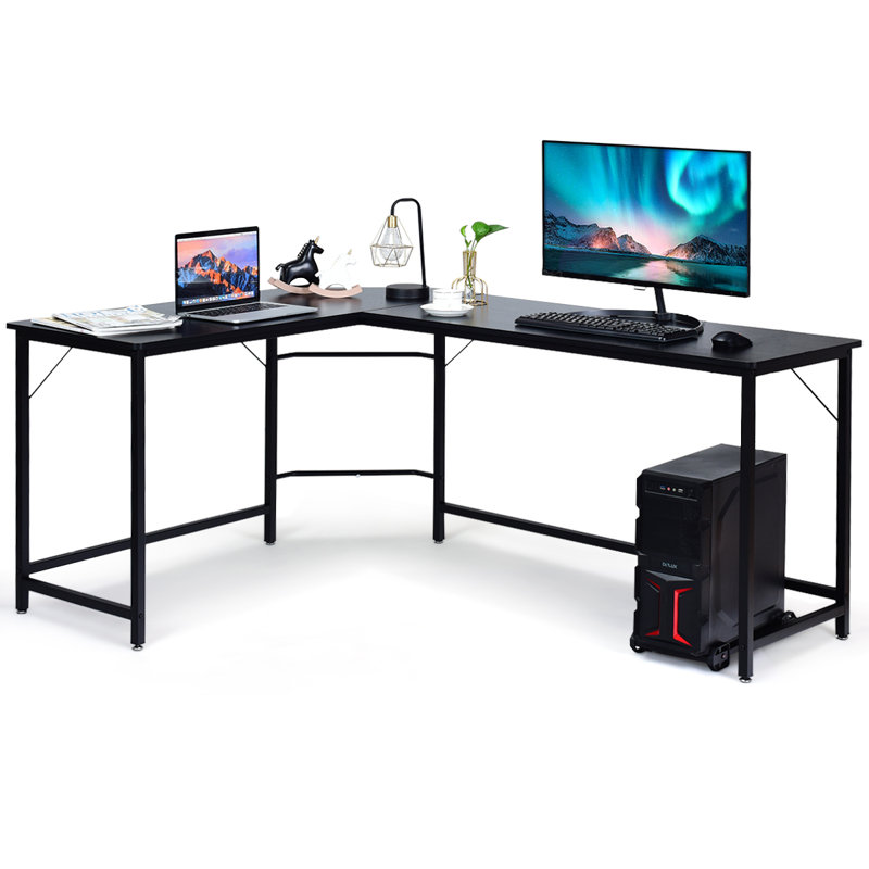 L-Shape Desk, Black