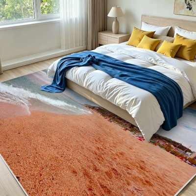 Tapis d'intérieur rétro lavable à la machine Clear Surf Tee