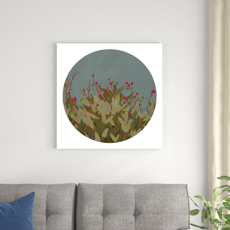 «Winterberry Bush I» par Jacob Green - impression sur toile tendue, H 30 po x l 30 po