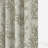 TWOPAGES Unlined Floral Curtain Printed Faux Linen Pinch Pleat Curtain-118032903-121643600