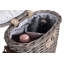 Beyer 2 Bottle Wicker Chilled Carry Basket