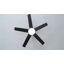 Élégant ventilateur de plafond encastré blanc / noir de 42 po / 52 po avec 5 pales réversibles, un moteur à courant continu silencieux et une télécommande-1630232300-1630232296