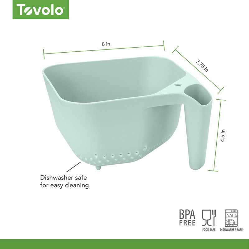 Passoire en plastique sans BPA de 3 pintes Tovolo, Bleu