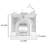 French-style Carved Heating Fireplace-117278224