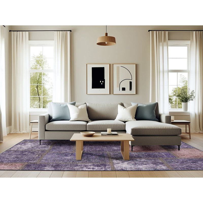 Abstract Indoor Rug, Rectangle 6' x 9'