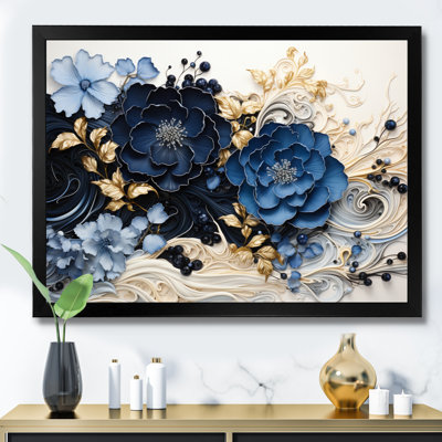 Liquid Ink Spiralscape I - Wall Art Print On Canvas