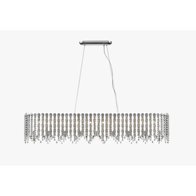Ruark 10 - Light Chrome Crystal Pendant