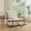 Chaise berçante confortable, idéale pour le salon, la chambre à coucher et la salle de lecture-217451103
