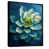 Toile avec cadre flottant noir