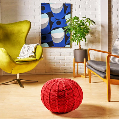 POUF TRICOTÉ