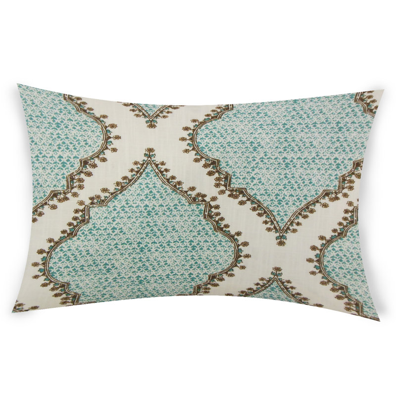  Housse et insert rectangulaires en coton, Gris, 12 po x 18 po