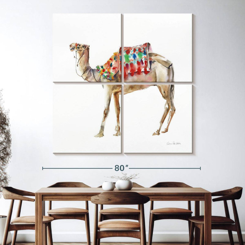Brampt Desert Camel II, 74" H x 74" W