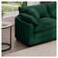 Canapé de causeuse moderne en tissu pour salon, canapé rembourré 2 places à assise profonde de grande taille avec 4 coussins, chenille blanche-2069301667
