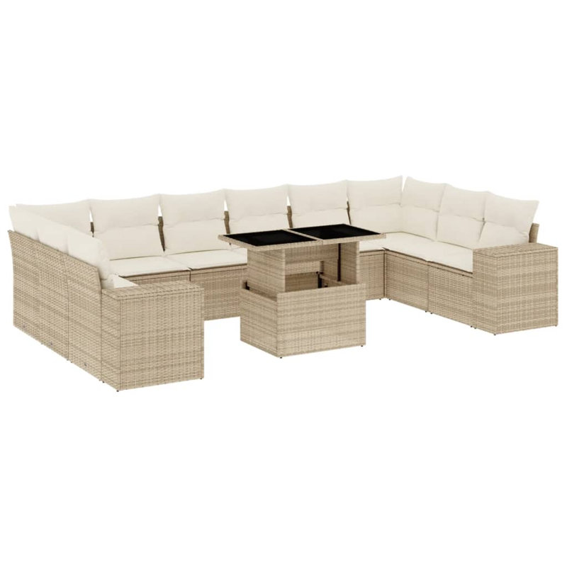 Ensemble de canapé de jardin Vidaxl