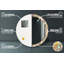Huldar Glass Flat Wall Mirror