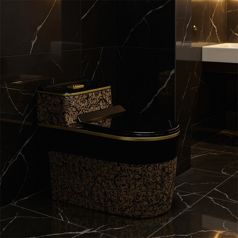 Toilette compacte 1,45 gallon Gpf Slimline (siège inclus)