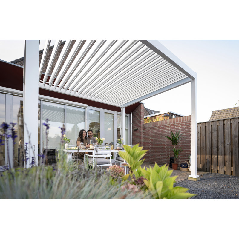Basma 2.4m x 3m x 3m Pergola, White