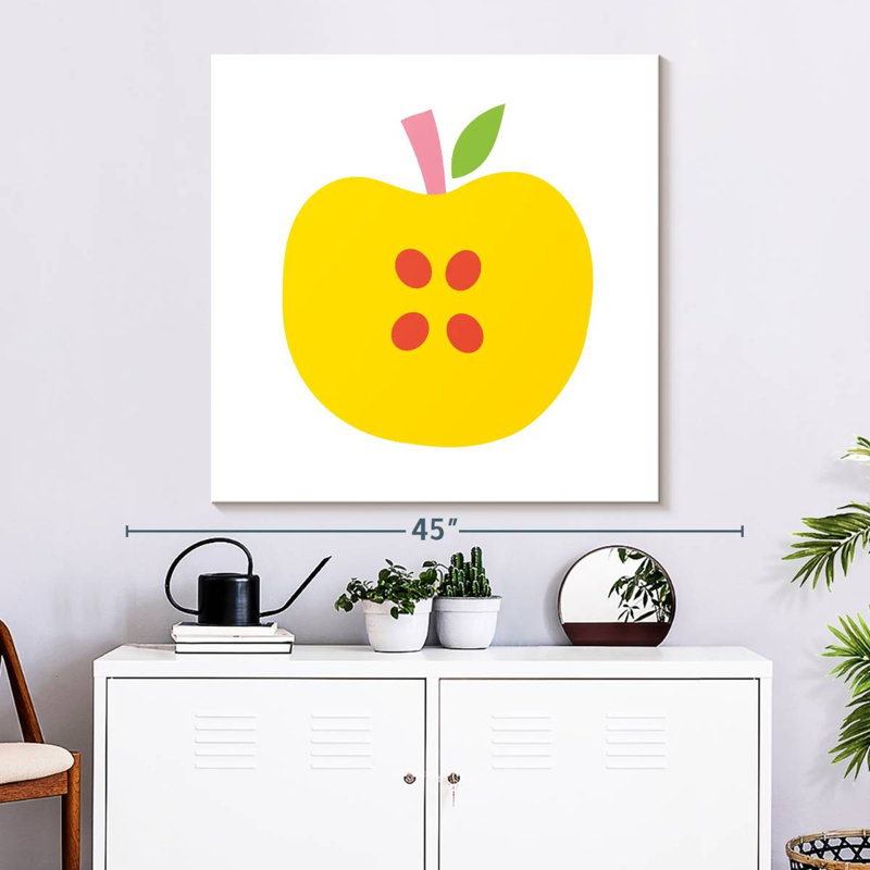 Yarlin Yellow Apple, 33" H x 33" W