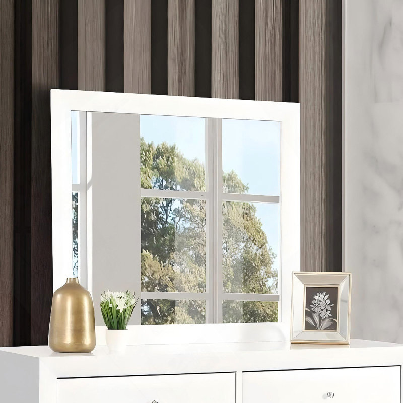 Miroir Glory Furniture Marilla G1570-M, blanc, Blanc