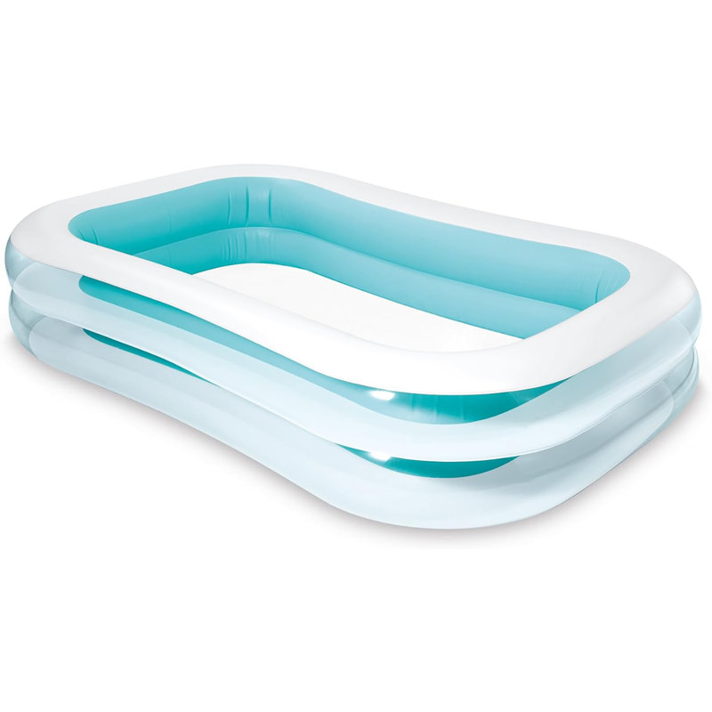 Piscine gonflable pour 2 enfants Intex, L 8,6 pi x l 5,75 pi x H 22 po, Bleu / blanc