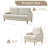 3-Piece Upholstered Living Room Set-1304512112