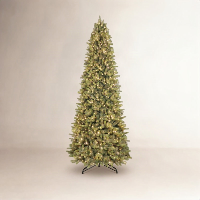 Sapin de Noël mince 12 pi pré-éclairé