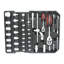 899Pcs Garden Tool Kit In 4 Transportable Toolbox - Silver With Lockable For Handyman Jobs-1360272575