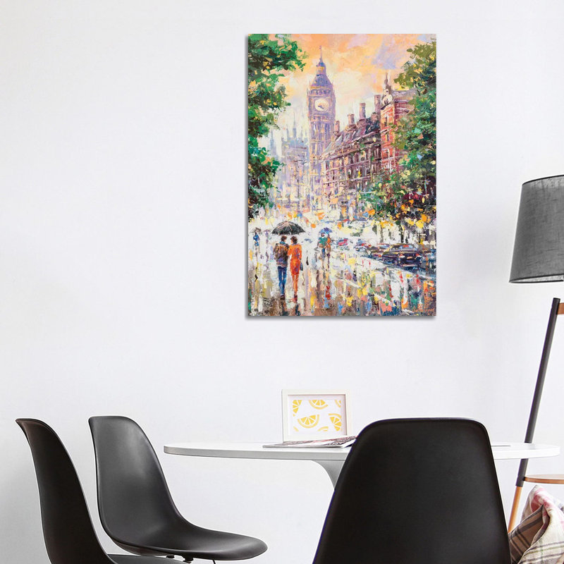 London by Andrej Ostapchuk - Painting on Canvas, 101.6cm H x 66.04cm W x 3.81cm D, Wrapped Canvas