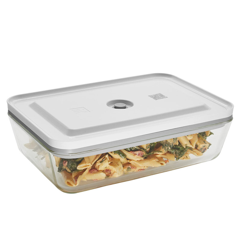  Grand récipient sous vide Fresh & Save, cocotte avec couvercle, moule à brownies, poêle à Lasagne, poêle à pizza, 11,5 x 7,9 x 3,2 pouces