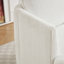 Fauteuil d'appoint pivotant à 360 ° avec structure en bois massif pour les salons modernes-8387631