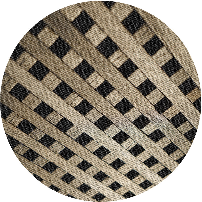 Patchwork Indoor Rug, Round 8'