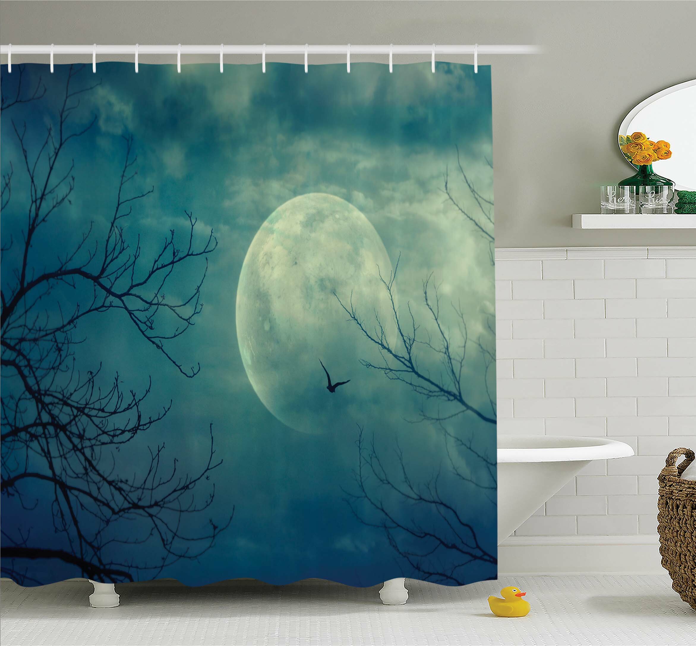 Bless international Shower Curtain with Hooks Included & Reviews | Wayfair