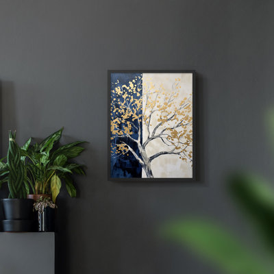 Paysages série CLxxxix - reproduction encadrée de qualité supérieure - prête à être accrochée - aucun clou requis