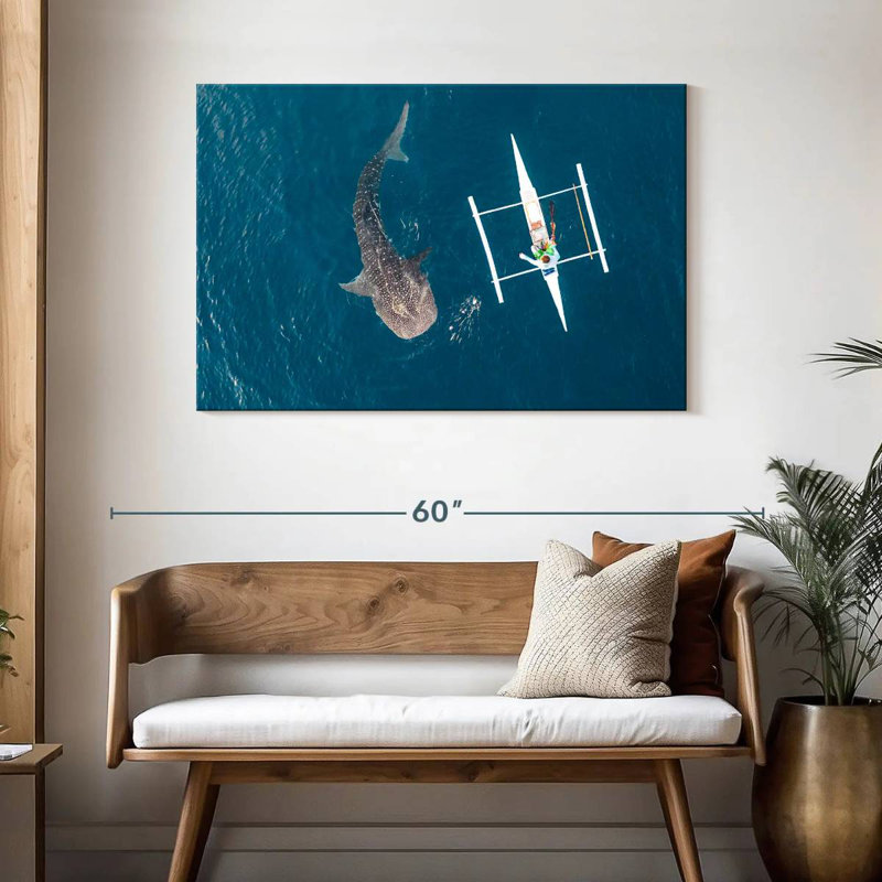 Brampt Oslob Whale Shark, 30" H x 45" W