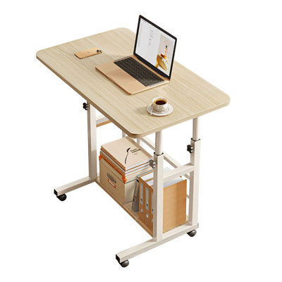 60cm Wide Adjustable Solid Wood Computer Desk