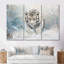 Tigre du Bengale blanc en hiver I - ensemble d'art mural tigre-687317394-687317397-687317401