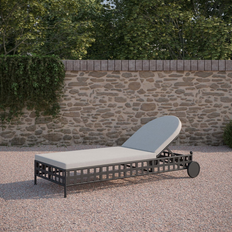 Athens Chaise Lounge + Linen Cushion