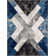 Tapis bleu / gris Marvale