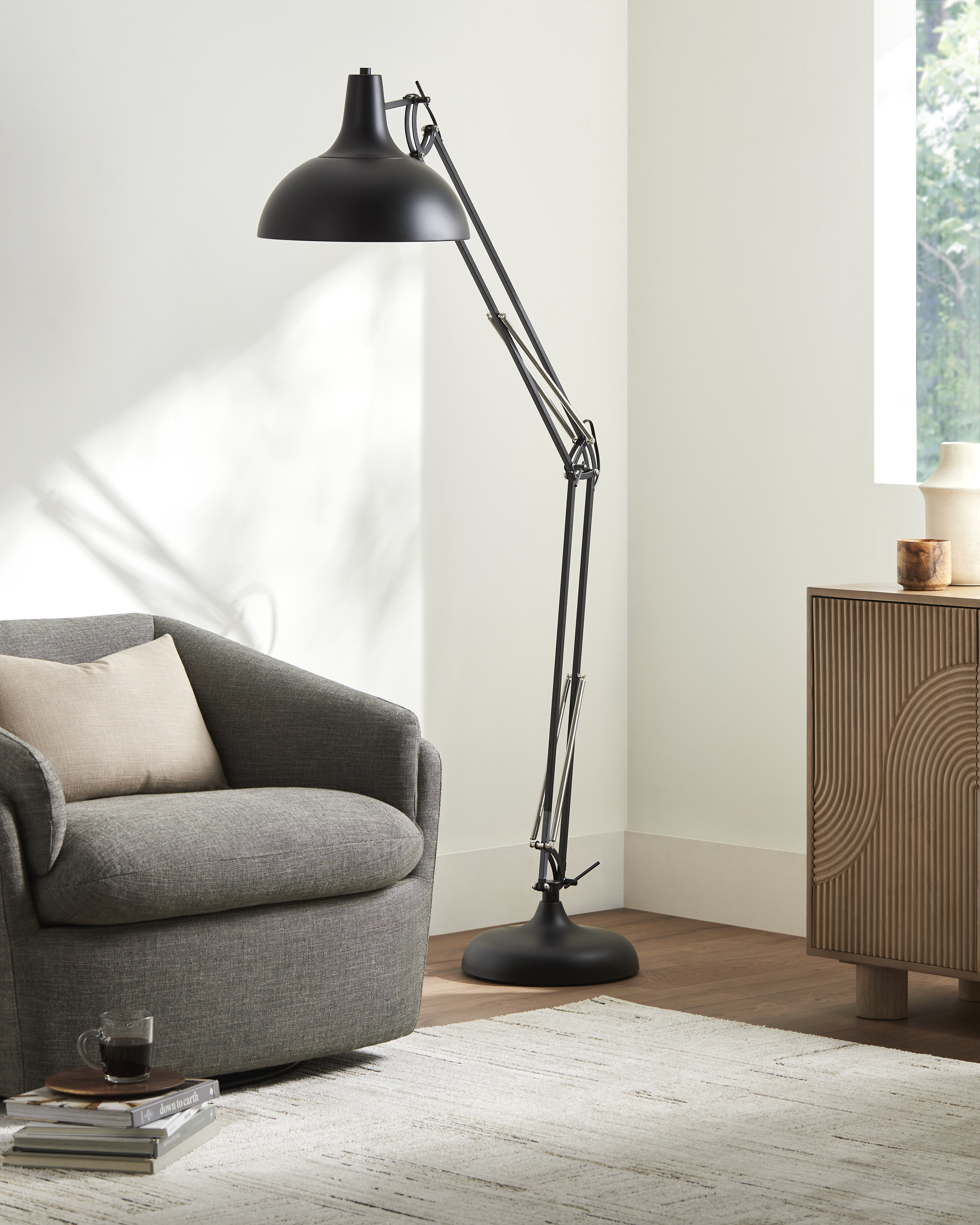 Inbox Zero Nevide Floor Lamp & Reviews | Wayfair