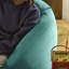 icon Kingston Classic Velvet Bean Bag Chair & Pouffe Forest Green Bean Bag Chair-63656897