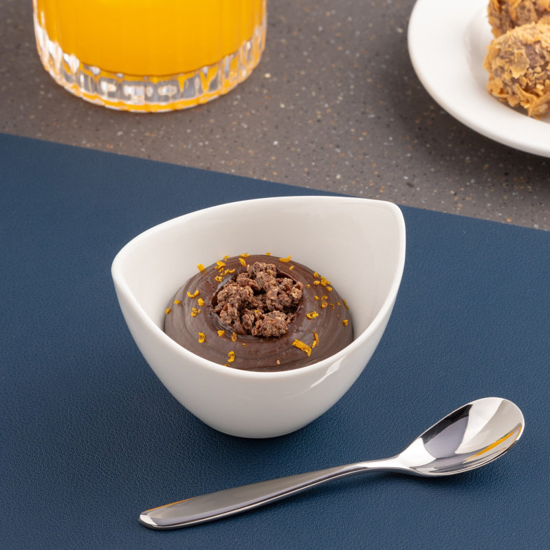 Bol miniature en porcelaine de qualité supérieure à bord incurvé, 77 ml