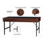 Bureau d'écriture rectangulaire à hauteur ajustable Pullam