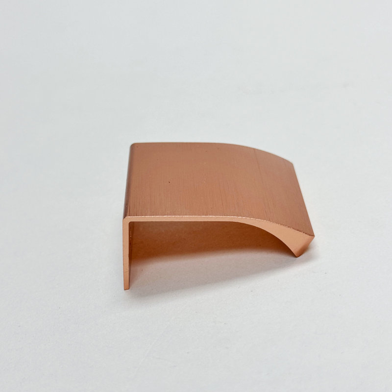 Edge 3/4" Center to Center Finger Pull, Copper