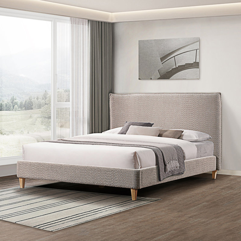 Lit plateforme tapissier