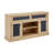 Embossed Pattern TV Stand, TV and Media Console with Open and Closed Storage Space and sliding door-1777191508