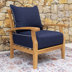 Navy White Piping