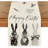 Carrots Rabbit Bunny Happy Easter Table Runner, Spring Summer Seasonal Holiday Kitchen Dining Table Decoration For Indoor Outdoor Home Party Decor-250092055-250092053