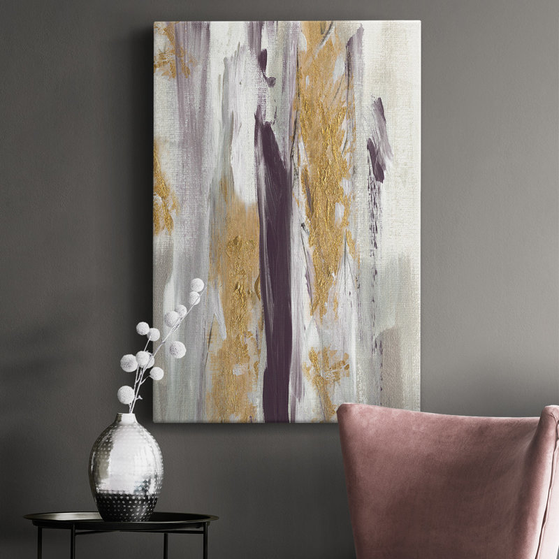 Améthyste II - impression sur toile, H 18 po x l 12 po x P 1 po